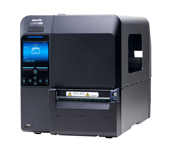SATO CL4NX Plus 305 dpi 14 ips USB Ethernet Serial Parallel NFC LCD Display Thermal Transfer Desktop Barcode Label Printer - WWCLP2001-NAR