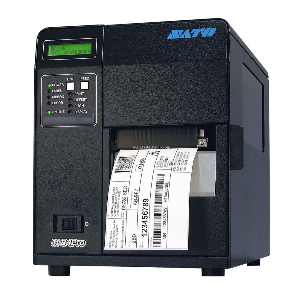 SATO M84Pro(2) 203 dpi 10 ips Parallel Thermal Transfer Desktop Industrial Barcode Label Printer - WM8420011
