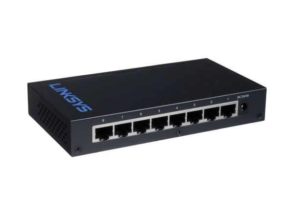 SE3008 - Linksys 8-Ports 10/100/1000BASE-T Ethernet Network Switch