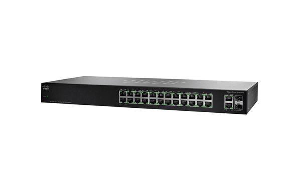 SF102-24 - Cisco 100 Series 24-Ports 10/100/1000BASE-T Ethernet Layer 2 Rack-mountable Managed Smart Switch