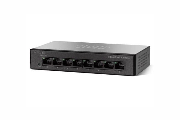 SF110D-08-NA - Cisco 8-Ports 10/100 Ethernet Rack-Mountable Network Switch