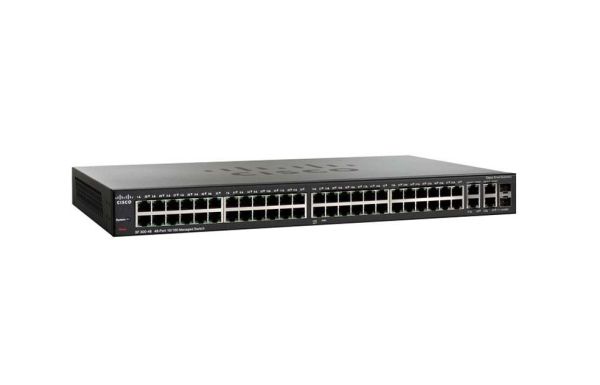 SF300-48 - Cisco 300 Series 48-Ports 10/100BASE-TX Ethernet Layer 3 Rack-mountable Managed Network Switch with 2-Ports SFP