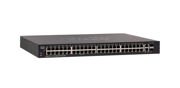 SG250-50P - Cisco 250 Series 48-Ports 1000BASE-T PoE+ Layer 2 Rack-mountable Managed Network Switch with 2-Ports SFP