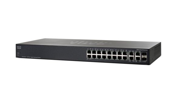 SG300-20 - Cisco 300 Series 20-Ports 10/100/1000BASE-T Ethernet Layer 3 Desktop Managed Network Switch