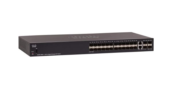 SG350-28SFP - Cisco 350 Series 28-Ports 1000BASE-X SFP Layer 3 Rack-mountable Managed Network Switch