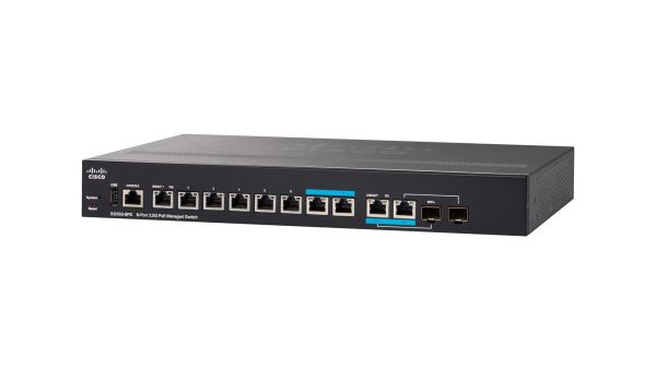 SG350-8PD - Cisco 350 Series 6-Ports 2.5GBASE-T Ethernet Layer 3 Desktop Managed Network Switch with 2-Ports SFP+