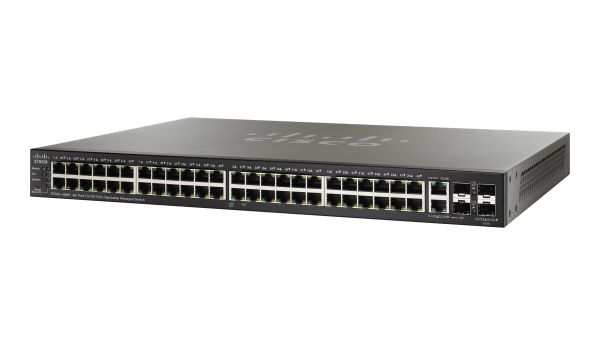 SG500-52-K9-NA - Cisco SG500 50-Ports 10/100/1000BASE-T Ethernet Network Switch with 4-Ports SFP