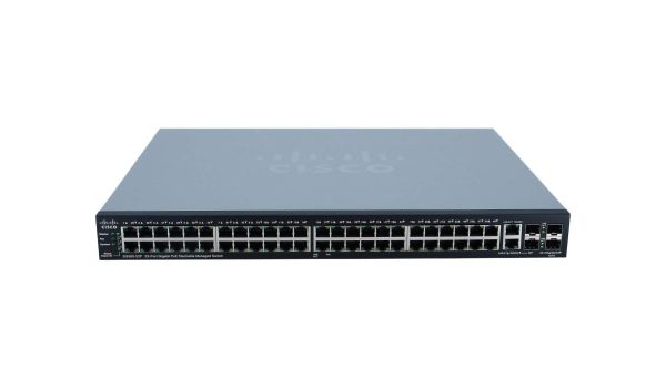SG500-52P-K9-NA - Cisco SG500-52P 48-Ports 10/100/1000Base-T Ethernet Rack-mountable Network Switch with 4-Ports SFP