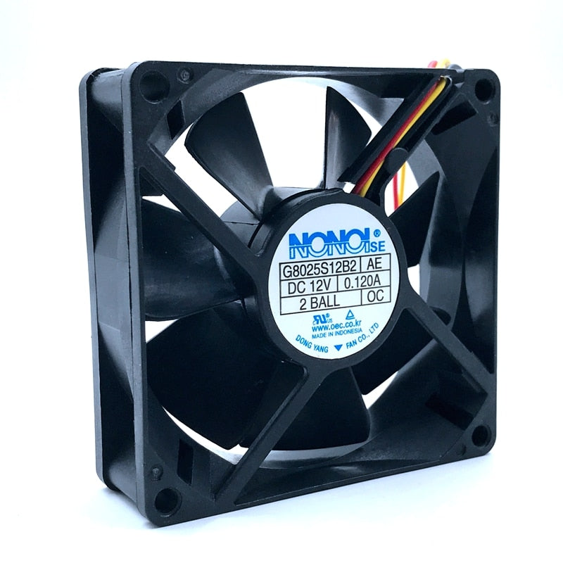 SILENT 12V DC 0.120A Axial Cooling Fan