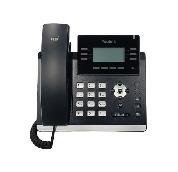 SIP-T41S - Yealink T41S 6-Lines Dual-Port Ethernet 2.7-inch LCD IP Phone