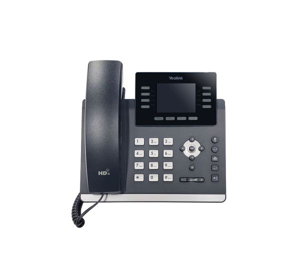 SIP-T44U - Yealink 12-Lines Dual-Ports Ethernet 2.8-inch Color LCD SIP Phone
