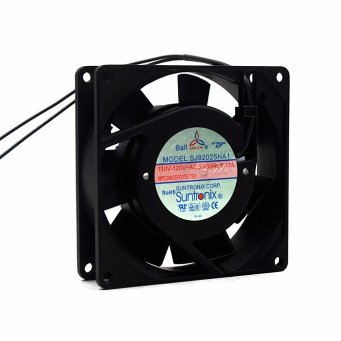 SJ92025HA1 92x92x25mm 115V AC 0.12A Axial Cooling Fan
