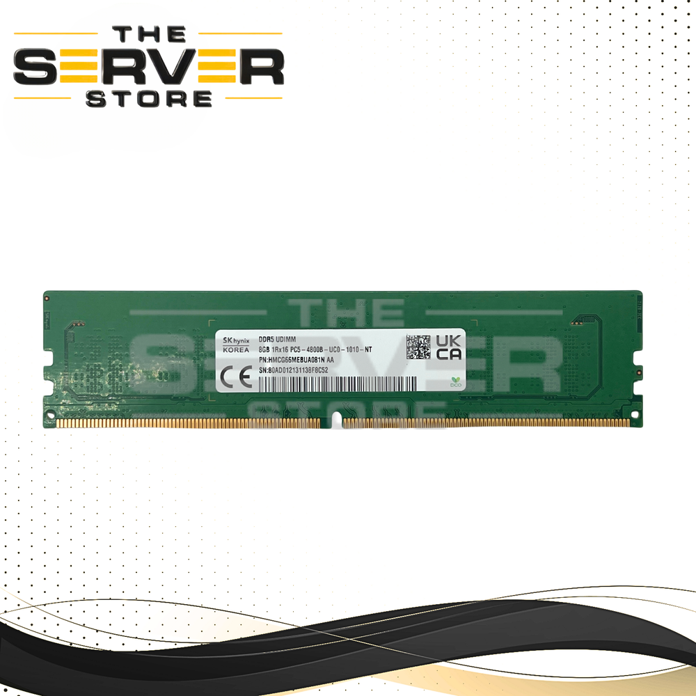 SK Hynix 8GB 1Rx16 DDR5-4800B PC5-38400 non-ECC UDIMM Unbuffered Memory HMCG66MEBUA081N