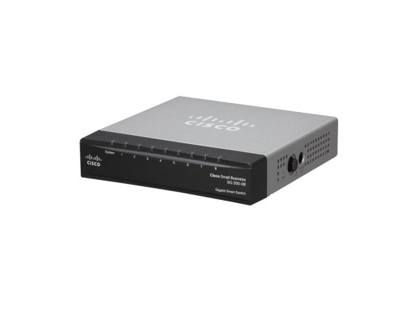 SLM2008T-NA - Cisco SG200-08 8-Ports 10/100/1000BASE-T Ethernet Network Switch