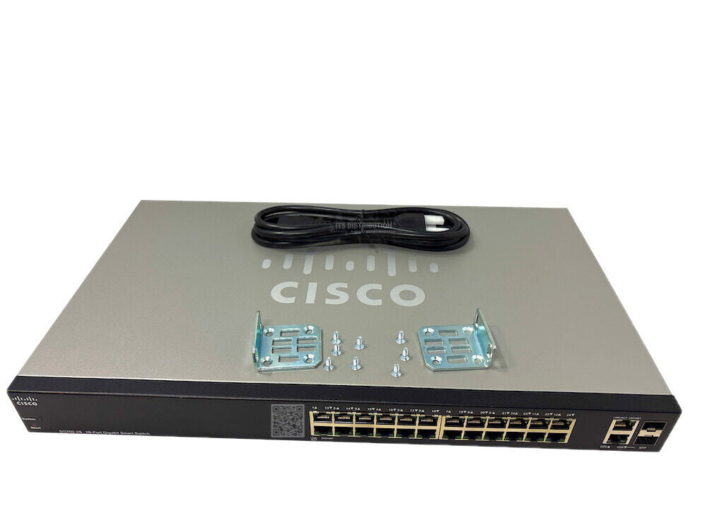 SLM2024T-NA I Cisco Small Business SG200-26 26 Port Gigabit 2 SFP Smart Switch