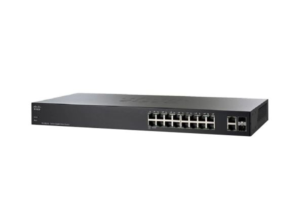 SLM224PT-NA - Cisco 200 Series 24-Ports 10/100BASE-T Ethernet Layer 2 Rack-mountable Managed Network Switch with 2-Ports SFP