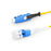SN-LC UPC Flat Clip Uniboot Duplex OS2 Single Mode PVC (OFNR) 2.0mm Fiber Optic Patch Cable, for 200/400G
