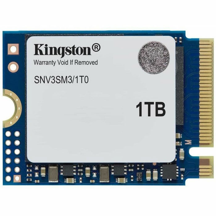 Kingston SNV3SM3/1T0 NV3 1TB PCI Express NVMe 4.0 x4 M.2 2230 Internal Solid State Drive