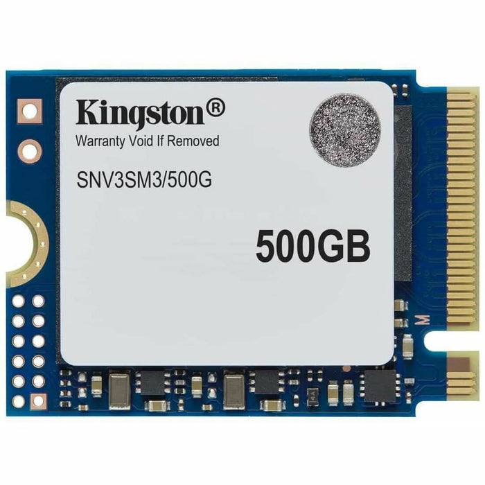 Kingston SNV3SM3/500G NV3 500GB PCI Express NVMe 4.0 x4 M.2 2230 Internal Solid State Drive