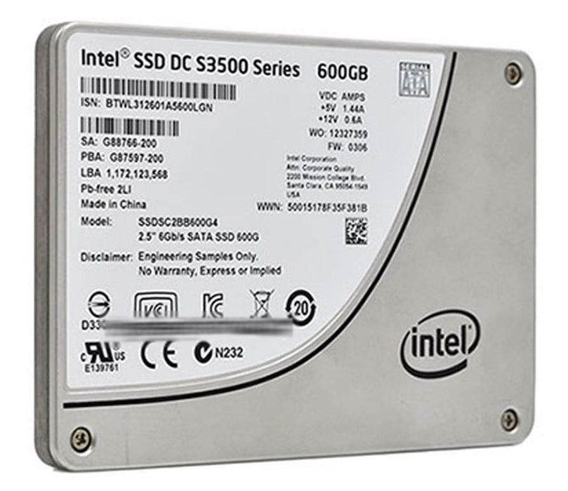 SSDSC2BB600G4 INTEL DC S3500 600GB 6Gbps 2.5" SATA SSD Solid State Drive