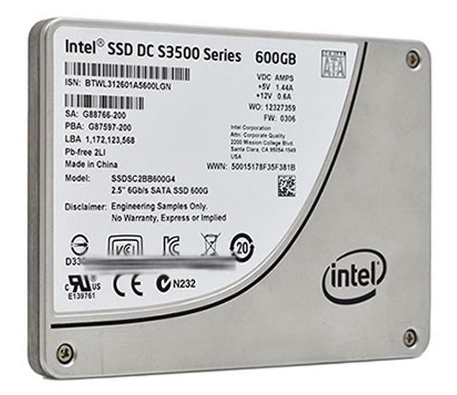 SSDSC2BB600G4 INTEL DC S3500 600GB 6Gbps 2.5" SATA SSD Solid State Drive