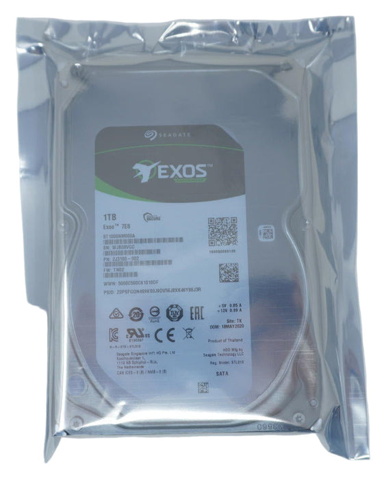 ST1000NM000A Seagate 1TB 3.5" SATA  7200RPM 6Gb 256MB Hard Drive