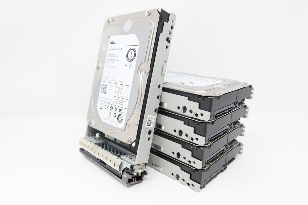 ST1000NM0023-Dell 1TB 7.2K 128MB SAS 3.5IN (Lot of 5) Drives