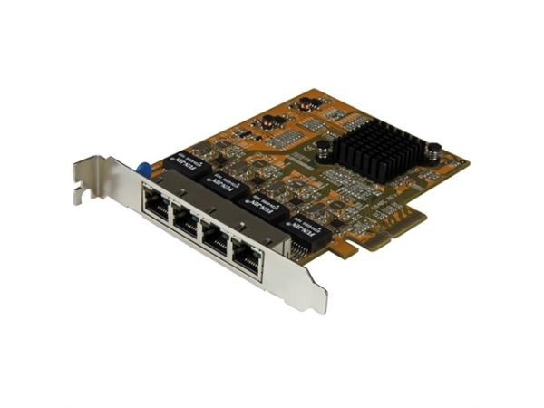 ST1000SPEX43 - StarTech Network 4Port PCIe Gigabit Network Adapter Card