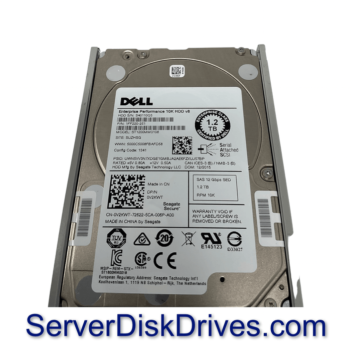 ST1200MM0108 — Dell 1.2TB SAS 10k 2.5" 12G Hard Drive V2KWT