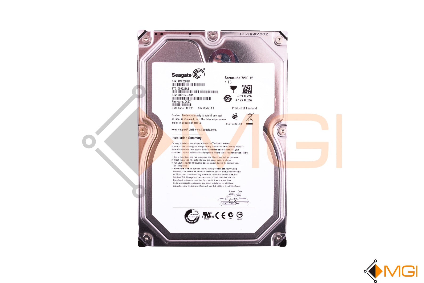 ST31000528AS (NO TRAY)