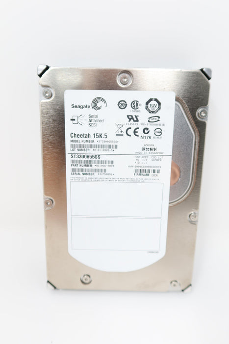 Seagate ST3300655SS 300GB 15K SAS 3.5IN (Lot of 5) Drives