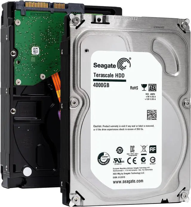 ST4000NC000 Seagate 1FR168 TERASCALE 4TB 5.9K RPM 6Gb/s 3.5" SATA Hard Drive
