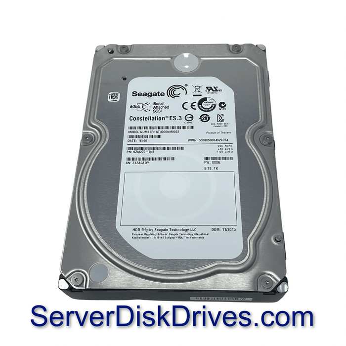 ST4000NM0023 — Seagate 4TB 7200RPM 6Gb/s 128MB 3.5" SAS Hard Driv