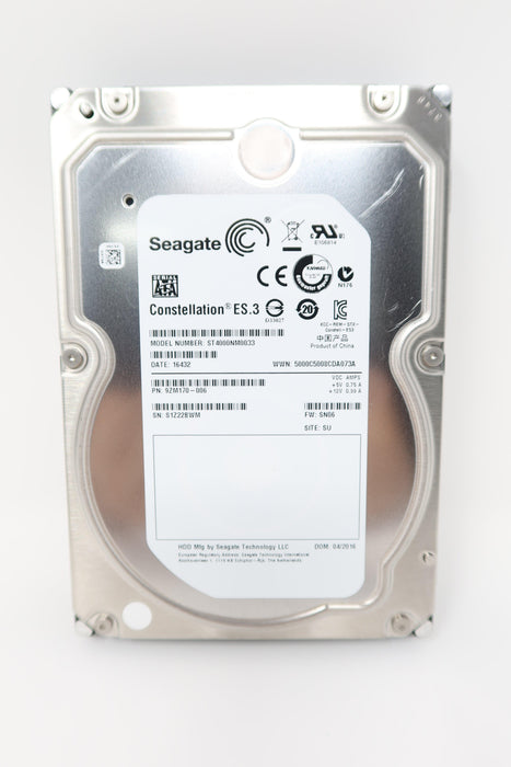 Seagate ST4000NM0033 4TB 128MB 7200RPM 3.5" SATA 6.0GB/s (Lot of 5) Drives
