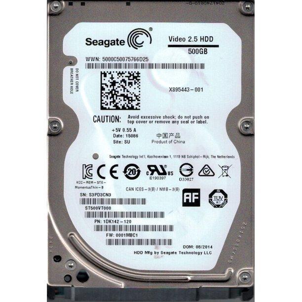 ST500VT000 — Seagate Video 500GB 5.4K 3Gb/s 16MB 2.5" SATA Hard D