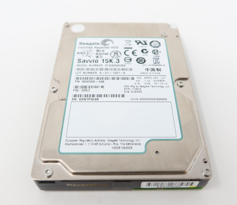 Seagate ST9300653SS 300GB 15K SAS SFF Hard Drive