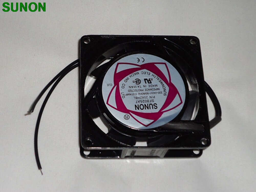 SUNON 80x80x25mm 230V AC Axial Cooling Fan