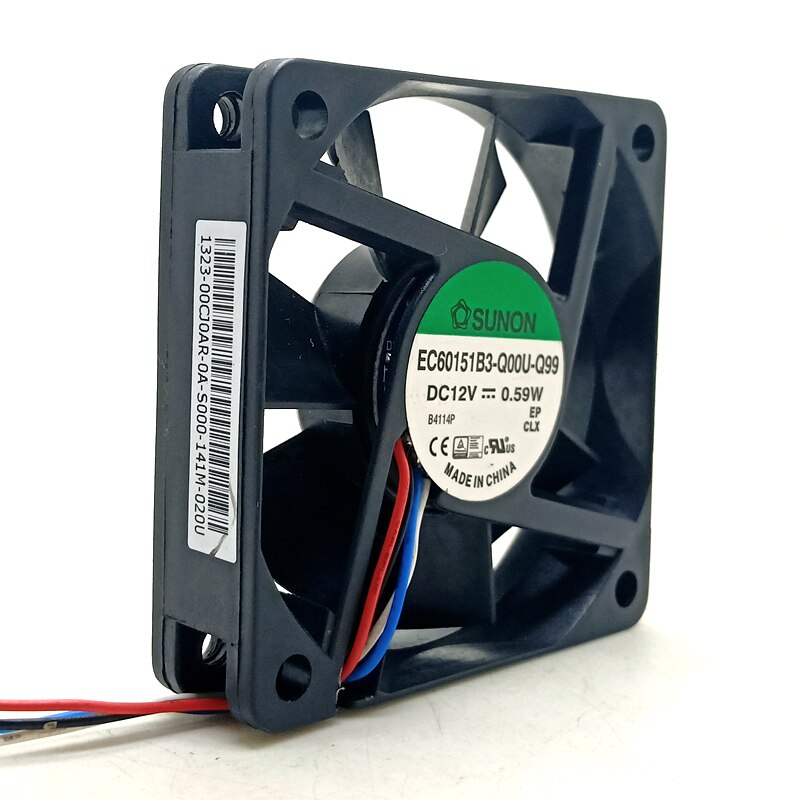 SUNON EC60151B3-Q00U-Q99 60x60x15mm 12V DC Axial Cooling Fan