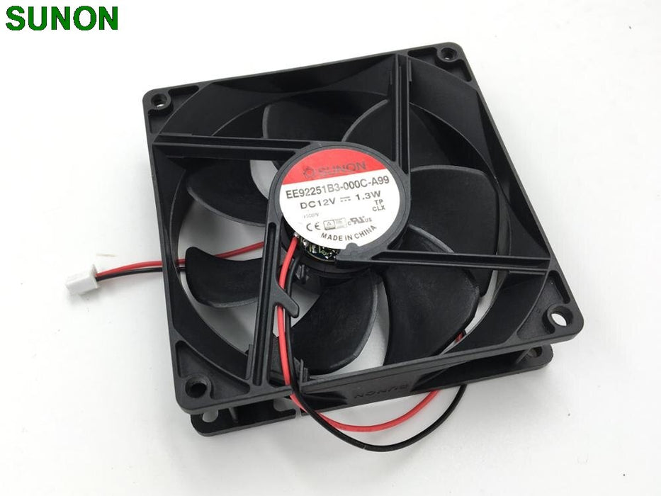 SUNON EE92251B3-000C-A99 92x92x25mm 12V DC Axial Cooling Fan
