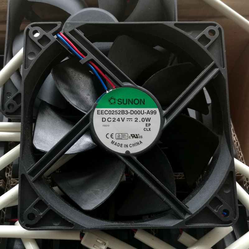 SUNON EEC0252B3-D00U-A99 120x120x25mm 24V DC Axial Cooling Fan
