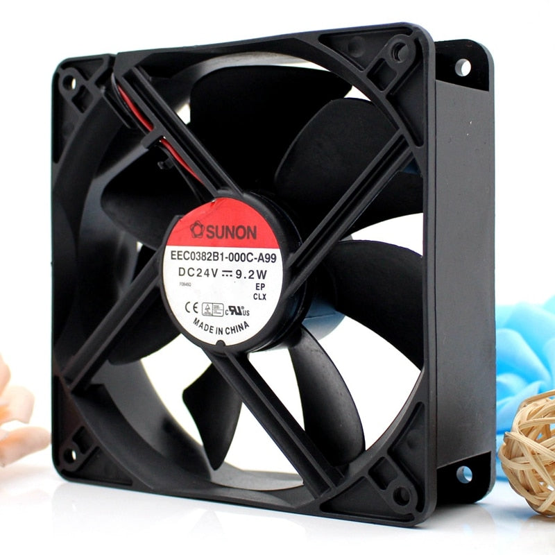 SUNON EEC0382B1-000C-A99 120x120x38mm 24V DC Axial Cooling Fan