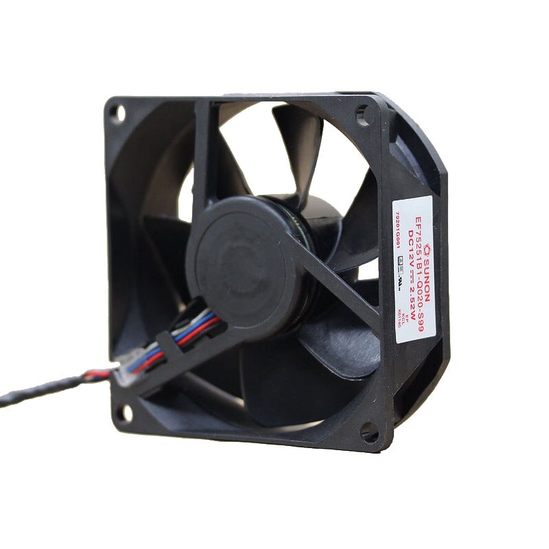 SUNON EF75251B1-Q020-S99 75x75x25mm 12V DC Axial Cooling Fan