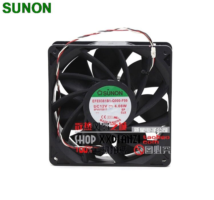 SUNON EFE0381B1-Q000-F99 140x140x38mm 12V DC Axial Cooling Fan