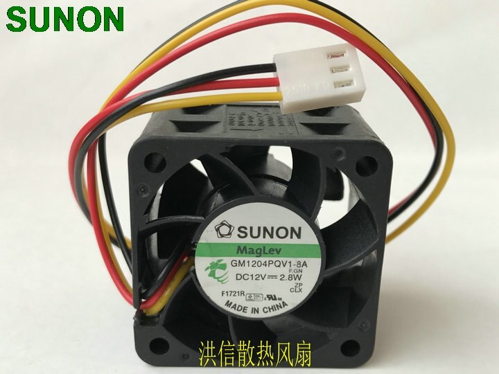 SUNON GM1204PQV1-8A 40x40x28mm 12V DC Axial Cooling Fan