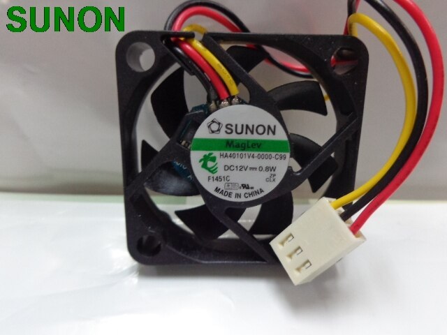 SUNON HA40101V4-0000-c99 40x40x10mm 12V DC Axial Cooling Fan
