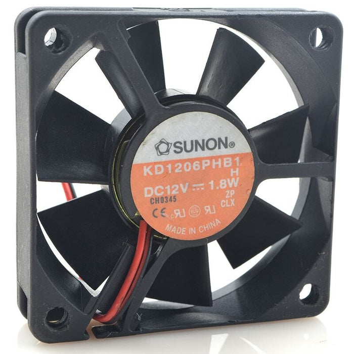 SUNON KD1206PHB1 60x60x15mm 12V DC Axial Cooling Fan