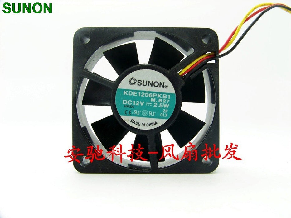 SUNON KDE1206PKB1 60x60x15mm 12V DC Axial Cooling Fan