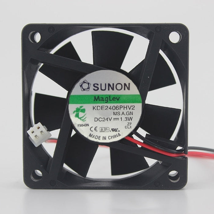 SUNON KDE2406PHV2 60x60x15mm 24V DC Axial Cooling Fan