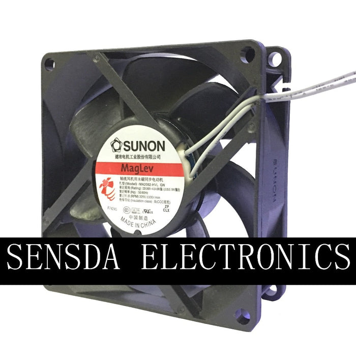 SUNON MA2082-HVL.GN 80x80x25mm 230V AC Axial Cooling Fan