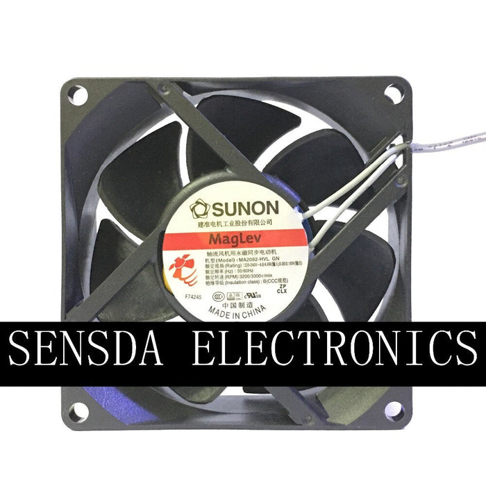 SUNON MA2082-HVL.GN 80x80x25mm 230V AC Axial Cooling Fan